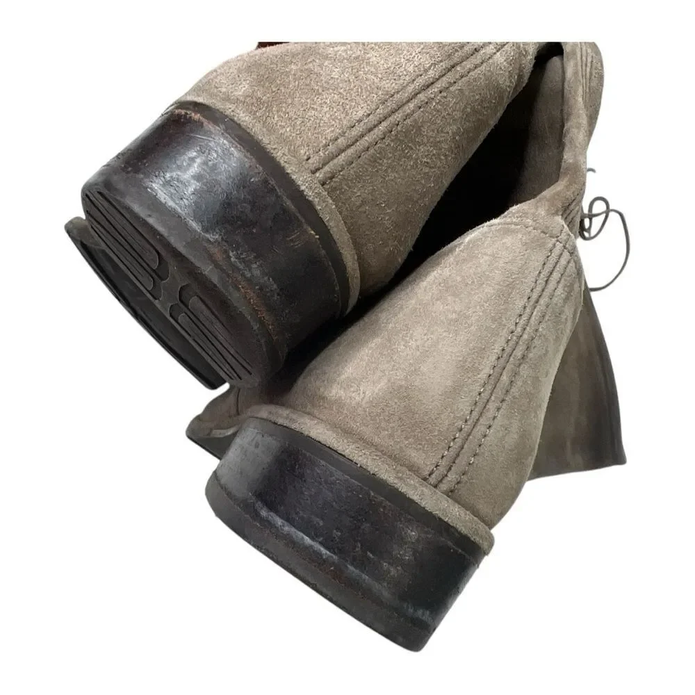 Stuart Weitzman Lowland Light Brown Suede Over the Knee Boots‎ Sz 9.5